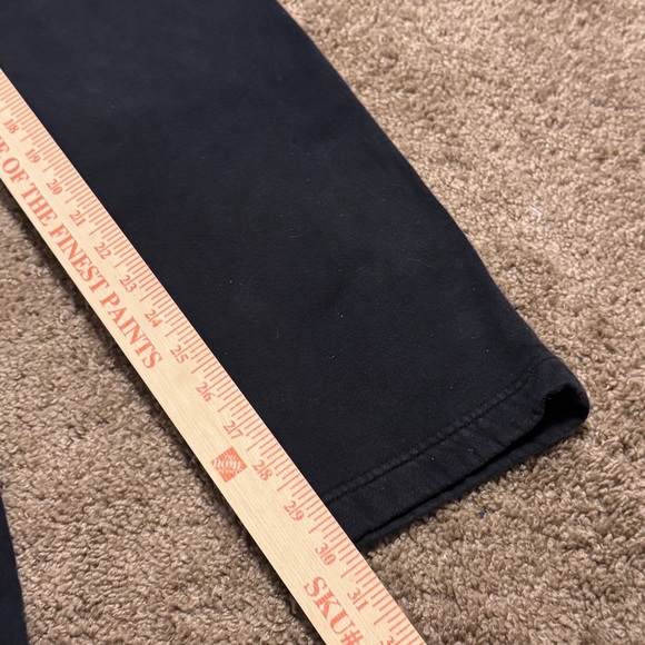 Nike Fleece Sweatpants Mens Small Black Straight Leg Elastic Waist Drawstring - Picture 8 of 10